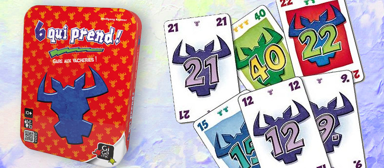 6 qui prend, un jeu de cartes pour 2 à 10 participants